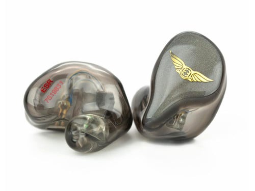 Empire Ears ESR MKII custom IEMs with Opaque Titanium faceplates