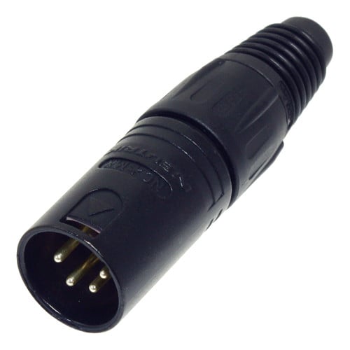 Male XLR Connector 4-Pin