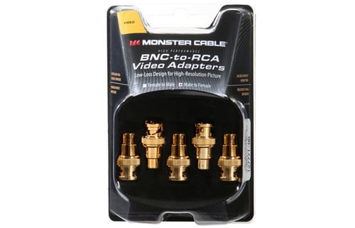 Remote Audio RCA Phono Female Jack to BNC Male Plug Adapter Adapters Gender APP38