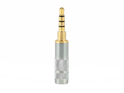 4 pole 3.5mm TRRS Gold Straight Mini Connector