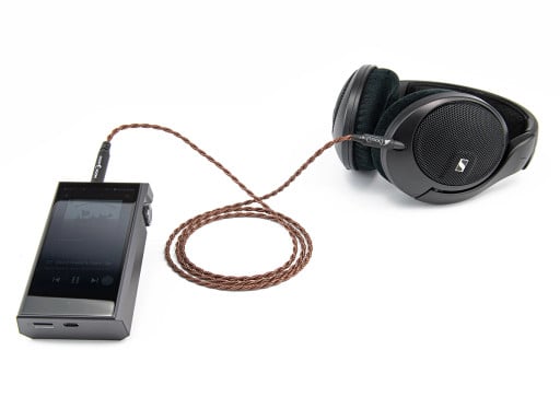 Bronze Dragon Portable Headphone Cable with Sennheiser HD 560 with Astell and Kern KANN Alpha