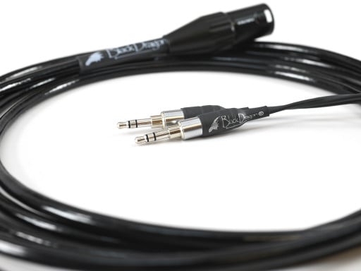 Black Dragon Premium Cable for Rosson Audio Design Headphones