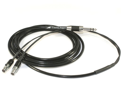 Black Dragon Premium Cable for Meze Headphones