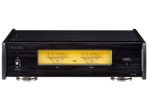 TEAC AP-505 Stereo Power Amplifier Black (front)