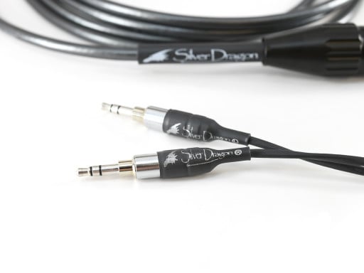 Silver Dragon Premium Headphone cable for Denon Headphones