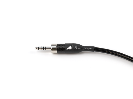 Silver Dragon Premium Cable for Meze Liric Headphones with 4.4mm TRRRS Furutech Carbon Fiber