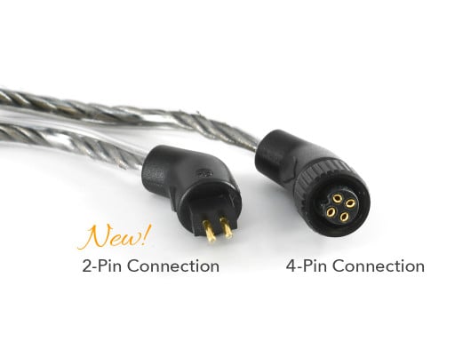 Silver Dragon IEM Cable for JH Audio V2 (4-pin or 2-pin)