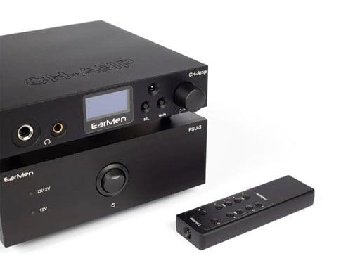 EarMen CH-amp Angled with a Remote