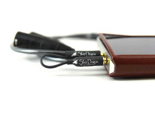 Balanced Grounded Silver Dragon Portable Mini cable for Astell n Kern players