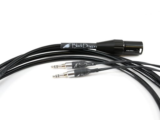 Black Dragon Premium Cable for Focal Headphones (Elegia, Elear, Clear)Black Dragon Premium Cable for Audeze LCD Headphones