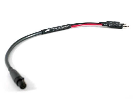 Silver Dragon Headphone Adapter Cable V3 - Mini 4pin Female XLR - Dual 2.5mm jacks for Balanced Adapter RAL