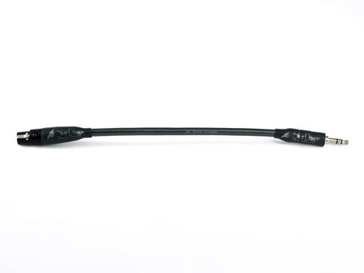 Silver Dragon Headphone Adapter Cable V3 - Mini 4pin Female XLR - 3.5mm Oyaide Rhodium Straight Mini Plug