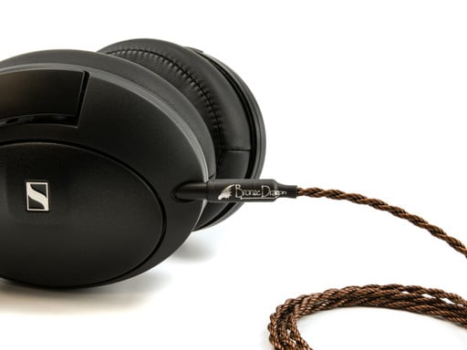 Sennheiser HD 620 S with Bronze Dragon Portable Cable
