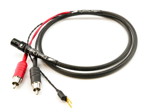 Black Dragon Phono DIN to RCA Cable - Coiled