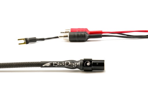 Black Dragon Phono DIN to RCA Cable - Connectors