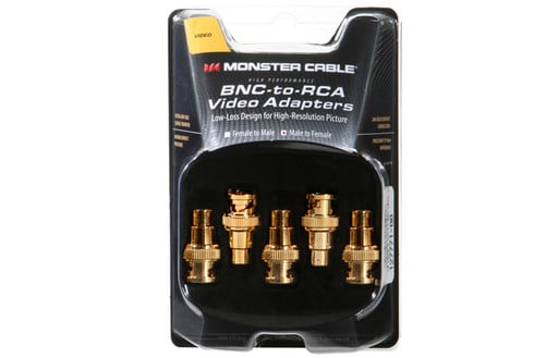 Monster Cable MKII BNC to RCA Video Adapter