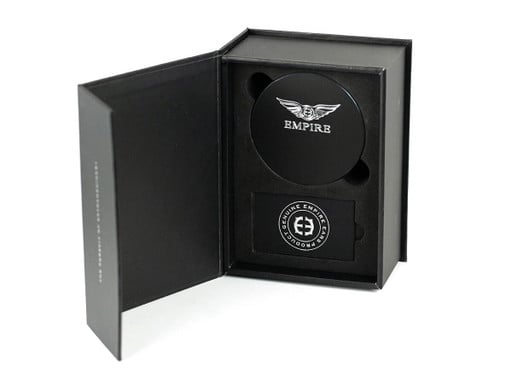 Empire Ears packaging for custom IEMs