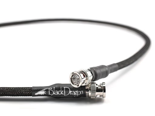Black Dragon Coax Digital Coax 50-ohm BNC Word Clock Cable