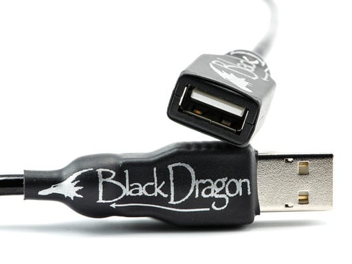 Black Dragon USB Type A to Type A Female Cable
