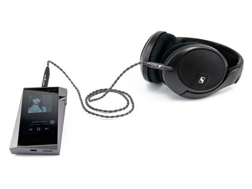 Silver Dragon Portable Headphone Cable with Sennheiser HD 560 S