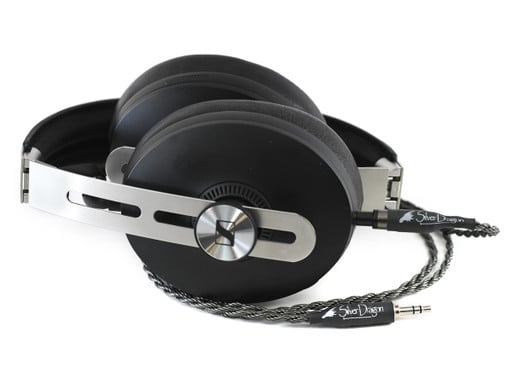 Silver Dragon Portable Headphone Cable with Sennheiser Headphones
