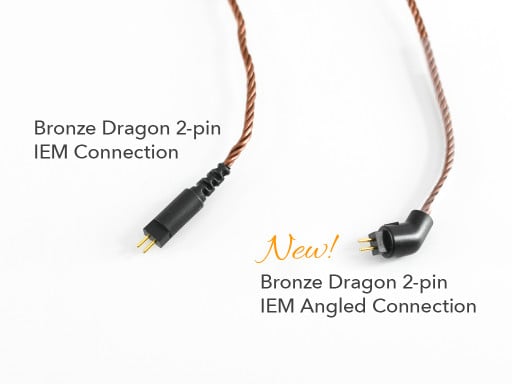 Bronze Dragon 2-pin IEM connector comparison
