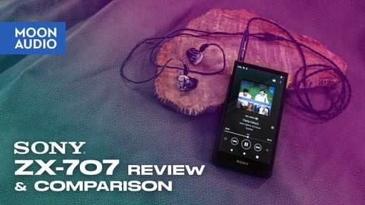 Sony ZX707 Music Player Review & WM1AM2 Comparison [Video]